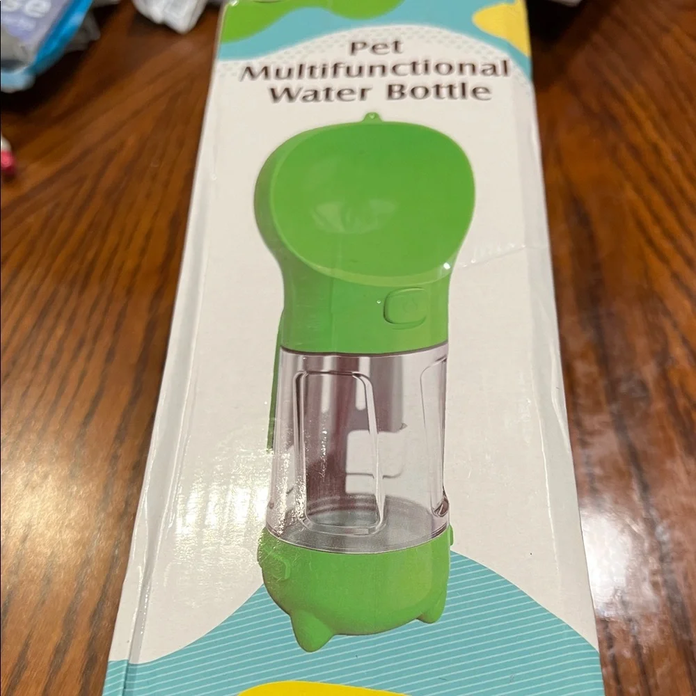 Pet Multifunctional Water Bottle with some little plastic bag inside New